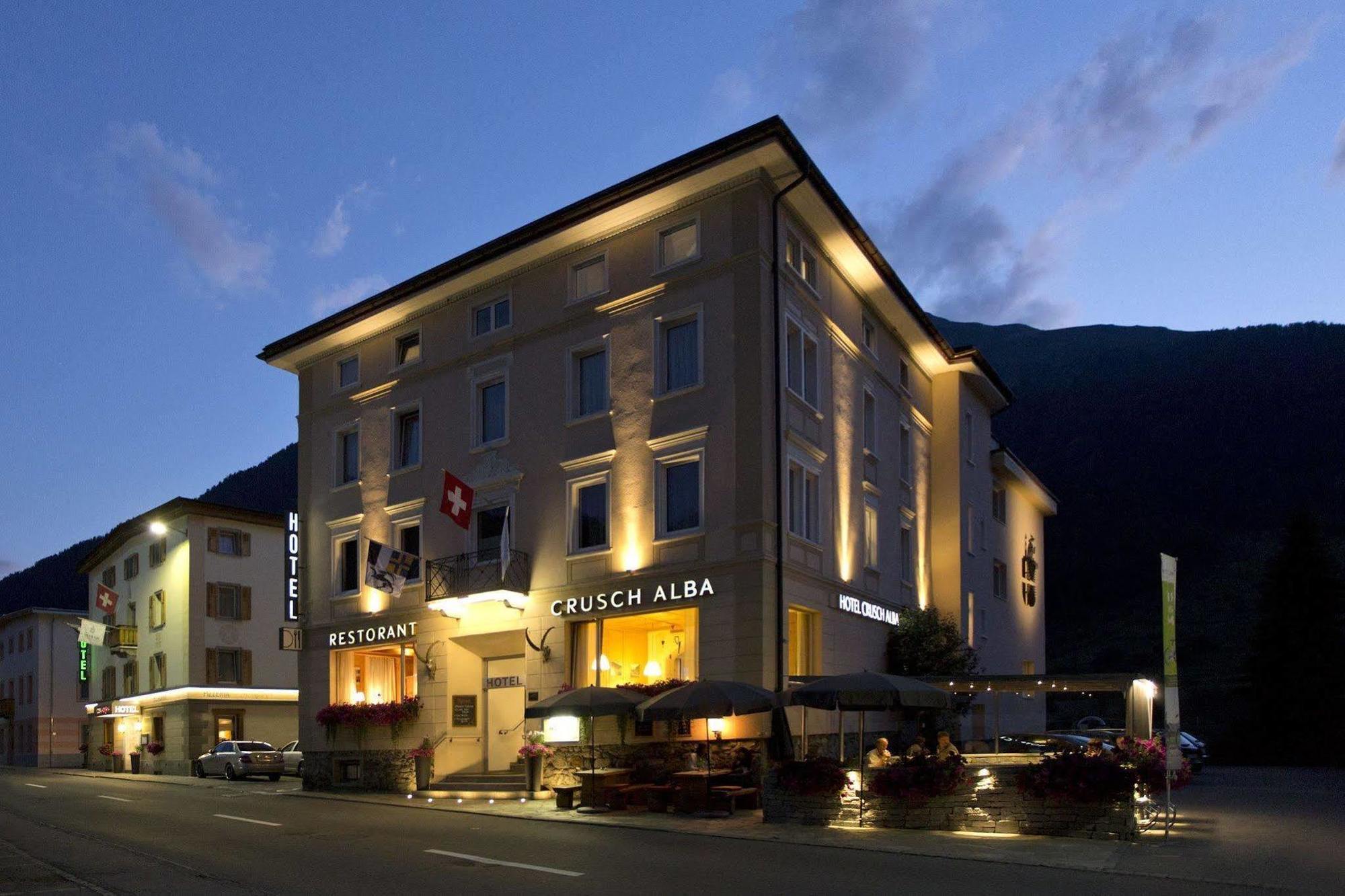 Hotel Crusch Alba Zernez Ngoại thất bức ảnh