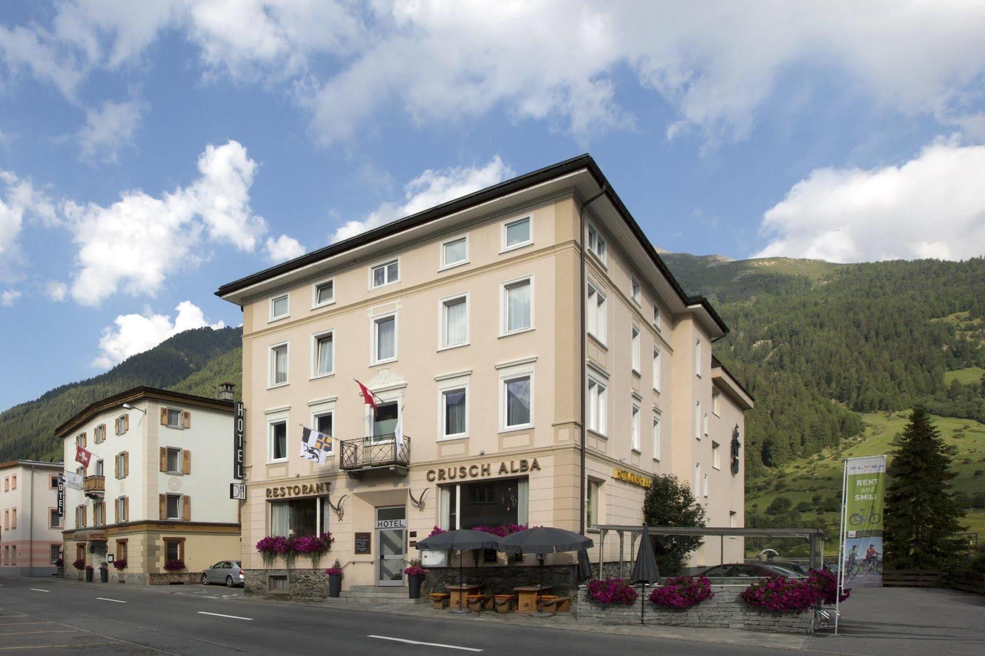 Hotel Crusch Alba Zernez Ngoại thất bức ảnh